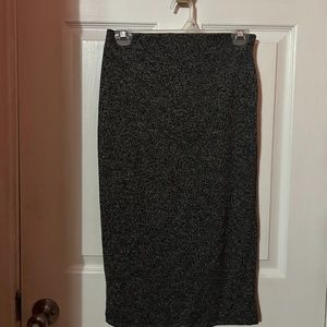 XS BODYCON WOMENS SKIRT GRAY PENCIL SKIRT CUTE KNIT SIZE EXTRA SMALL OLD NAVY